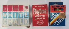 Vintage Chalk Dixon Binney & Smith White in Box Colored Mr. Toy Chalk picture