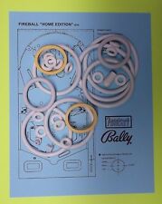 1976 Bally Fireball ''HOME'' Pinball Machine Rubber Ring Kit picture