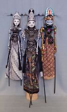 Traditional Indonesian Puppets- Set of 3 picture