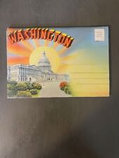 Old Vintage WASHINGTON-D.C. Fold Out Views Made in USA picture