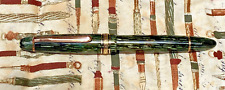 Montblanc 144 Green Straight Striation; Extremely Rare; 1950 picture