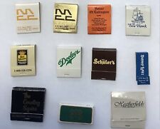 VINTAGE Matchbooks MICHIGAN Restaurants Hotels Bowling Country Club 9 Unstruck picture