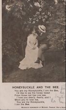 Honeysuckle And The Bee Life Model Series Posted NY Undivided Back VTG Post Card picture