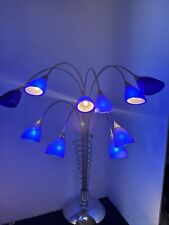 1990s Lumisource Tree Lamp Cobalt Blue  picture