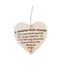 Memorial A Whisper From Heaven Wooden Hanging Tree Decoration picture