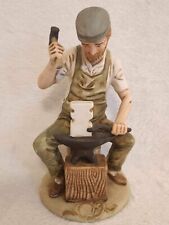 Vintage GSC Miami Porcelain Figurine Man Blacksmith Figurine picture