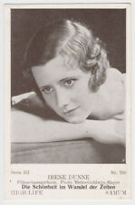 Irene Dunne 1931-36 Samum High Life Large PAPER STOCK Trading Card #260 E5 picture