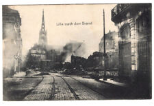 59 - German CPA / Lille (North) after the fire / superb picture