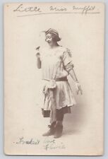 Postcard RPPC Photo Little Miss Muffet Flapper Girl Lady Vintage Antique picture