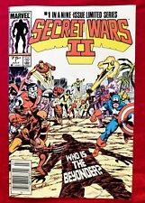 1985 SECRET WARS II #1 Newsstand 80s vtg Key NM HIGH GRADE Wolverine Ironman picture