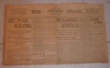 New York World Newspaper, August 10, 1898 - First Land Fight in Philippines picture