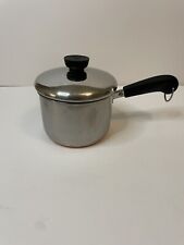 Revere Ware 1 1/2 Qt Sauce Pan with Lid -Copper Bottom Vintage - Rome, NY picture