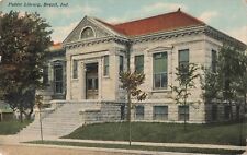 Public Library Brazil IN Indiana c.1911 Postcard D55 picture