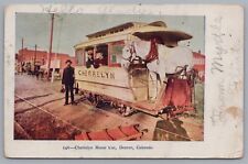 Cherrelyn Horse Car, Denver, Colorado CO - 1907 Vintage Postcard picture