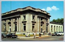 United States Post Office Butler PA Old Cars chrome Unposted Postcard picture
