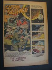 CAPTAIN SCIENCE #4 (Youthful, 6/51) Wally Wood/Joe Orlando, coverless, Martians picture