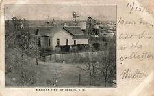 1906 NEW MEXICO PHOTO POSTCARD: AERIAL VIEW OF WINDMILLS IN DEMING, NM picture