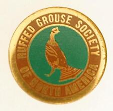 Vintage Ruffed Grouse Society of North America Membership Lapel Pin Tie Tack picture