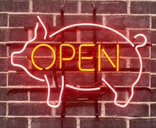 Pig Open Neon Sign Light 20
