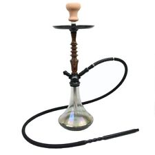 INHALE® 24″ High-Quality Real Wood hookah FOREST with a Handblown Glass picture