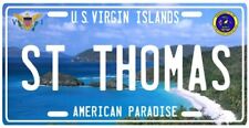 St. Thomas U.S. Virgin Islands Souvenir Aluminum License Plate picture