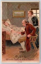 PFB~Lords Prayer~Thy Will Be Done on Earth~Parents Pray~Sick Child~Emboss~#8415 picture