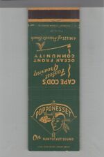 Matchbook Cover Popponesset Beach On Nantucket Sound Cape Cod, MA picture