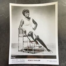 Vintage Koko Taylor Posing Press Photo 8x10 Photograph B&W B69 picture