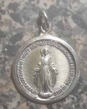 Vintage Hayward Sterling Blessed Virgin Mother Mary Miraculous Medal 3g picture