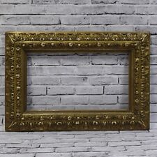 19th cent old wooden ornate frame, original condition, fold dimensions 25 x 14.6 picture