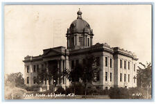 Wahpeton North Dakota ND Postcard Building of Court House 1928 RPPC Photo picture