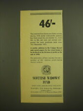 1958 Scottish Widows' Fund Advertisement - 46'- picture