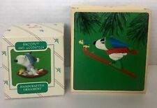 Hallmark Snoopy & Woodstock Christmas Ornaments Beagle Express 1980’s Vintage X picture