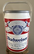 Budweiser Beer Can Cooler 1990’s Retro Kooler Kraft Vintage 21” H x 13” W Clean picture