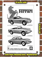 METAL SIGN - 1966 Ferrari Models - 10x14 Inches picture