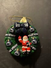 Danbury Mint Penn State 2016 Collectible Christmas Ornament Wreath  w Tag picture