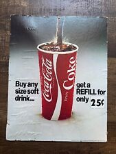 Coke - Coca-Cola - Cardboard Sign Advertising 14