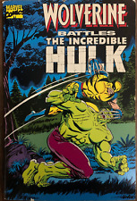 Wolverine Battles The Incredible Hulk - Marvel Comics, 1989 picture