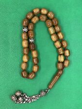 Old German bakelite Amber Rosary Bead picture