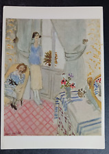vtg postcard Matisse Le Boudoir  painting art unposted picture