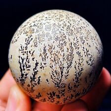 Rare 172G Natural Polished Chinese Painting Agate Crystal Ball Healing L1782 picture