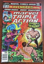 Vintage Triple Action Avengers Marvel Comics Comic 1976 Vol 1 No 32 picture