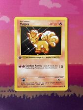 Pokemon Card Vulpix Shadowless Base Set 1st Edition Common 68/102 NM Condition picture
