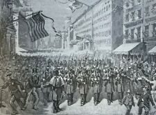 1880 New York Seventh Regiment illustrated picture