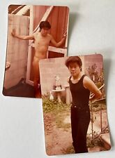 2 Vintage Gay Interest Photos of Young Slim Asian Man 4.5x3 picture