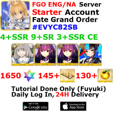 [ENG/NA][INST] FGO / Fate Grand Order Starter Account 4+SSR 140+Tix 1680+SQ #EVY picture