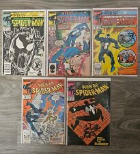Web Of Spider-Man #33-37 Complete Run Lot Of 5 Copper Age Marvel Comics VF 1987 picture