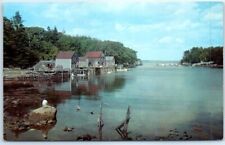 Postcard - Back Cove - New Harbor, Maine picture