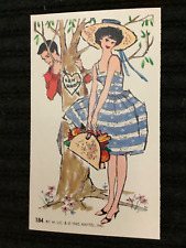 Vintage 1962 Barbie Jumbo Trading Card #184 Dynamic Toy Co, Suburban Shopper picture