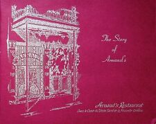 1950 THE STORY OF ARNUAD'S NEW ORLEANS RESTAURANT BOOKLET picture